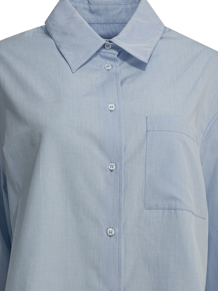 Loulou De Saison  Shirts - Light blue | 38d9cf145ff4b224665fcd1964da407764418b70