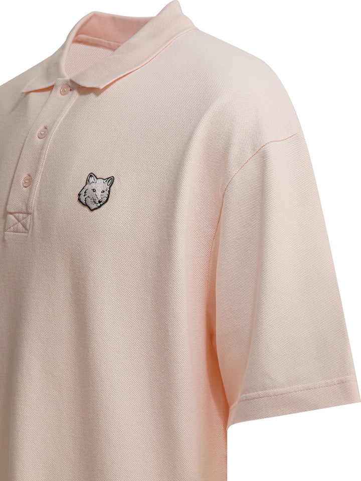 Maison Kitsuné Fox Head Polo shirts - Pink | 17b293889d46ac56265f1c077b9e97fdb4bf9b0e