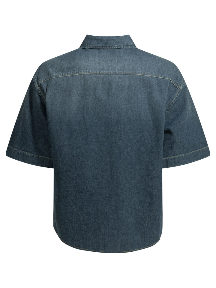 Maison Margiela Casual Denim Shirt Shirts - Blue | a4af4aa1e54f1899b0623b76c568a4f1b9e501df