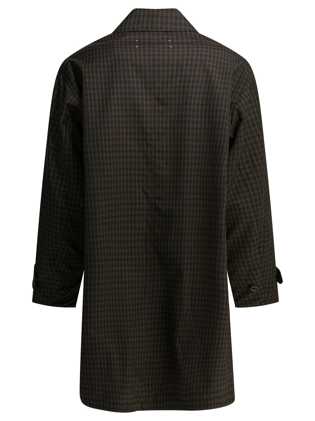 Maison Margiela Plaid Raincoat Jackets and Coats - Green | bb031e9838708935cc4635ed461280d0418f4d03