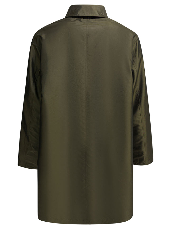 Maison Margiela Plaid Raincoat Jackets and Coats - Green | 350abdb280bc5da366a87d4155e6691e8911f1ec
