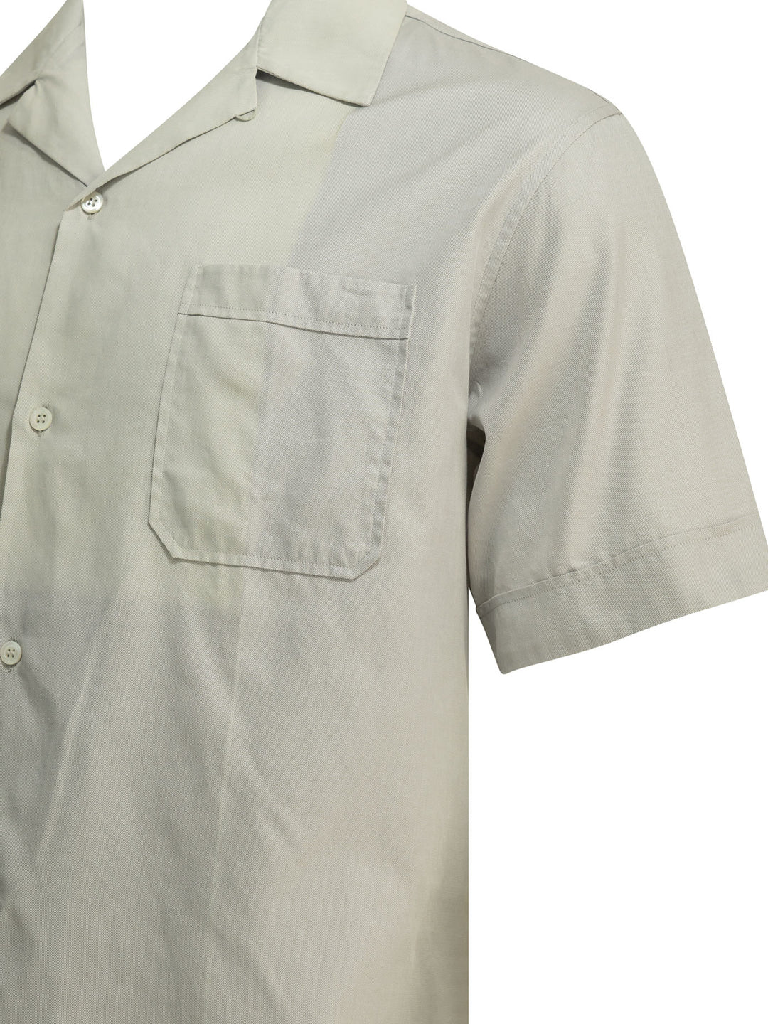 Maison Margiela Casual Cotton Shirt Shirts - Grey | 86bd082fd40086bb0d47f95ab10ec0c6d8f554fe