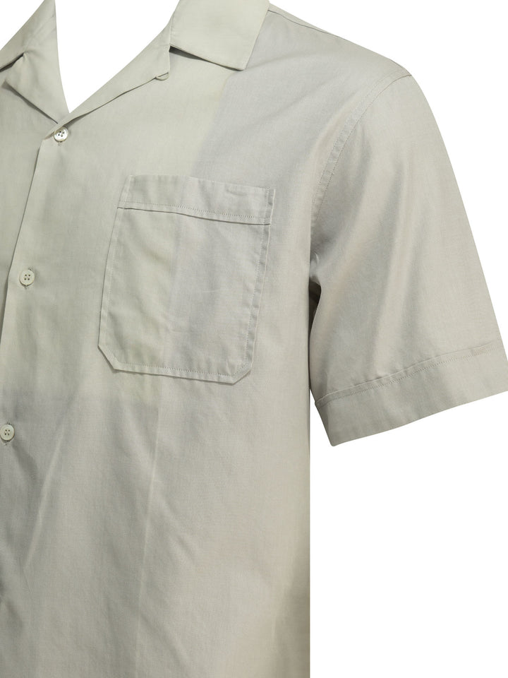 Maison Margiela Casual Cotton Shirt Shirts - Grey | 86bd082fd40086bb0d47f95ab10ec0c6d8f554fe