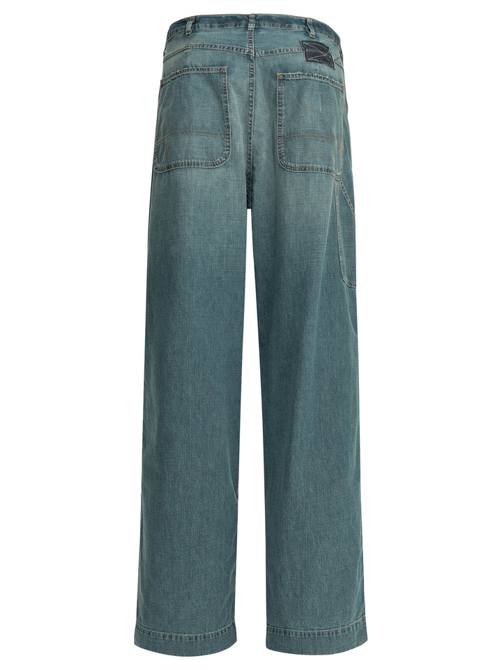 Maison Margiela Wide Leg Jeans - Light blue | 85c1f0c401ee534eff32ed59c9d70ca5d8cb6829