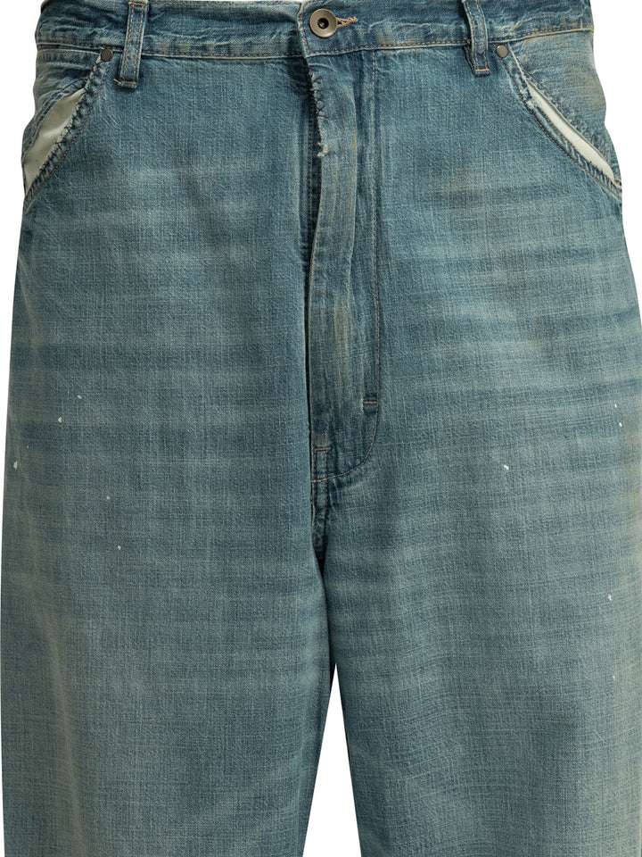 Maison Margiela Wide Leg Jeans - Light blue | 5dc189b48b39d95f35b1270d6d541edf57f15201