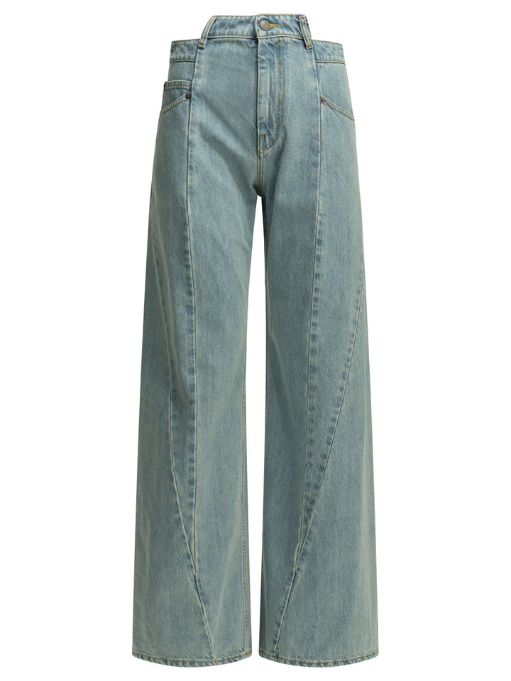 Maison Margiela Wide Leg Jeans - Light blue | ae70aa7e6d283583620457e5160e99003c79d09e