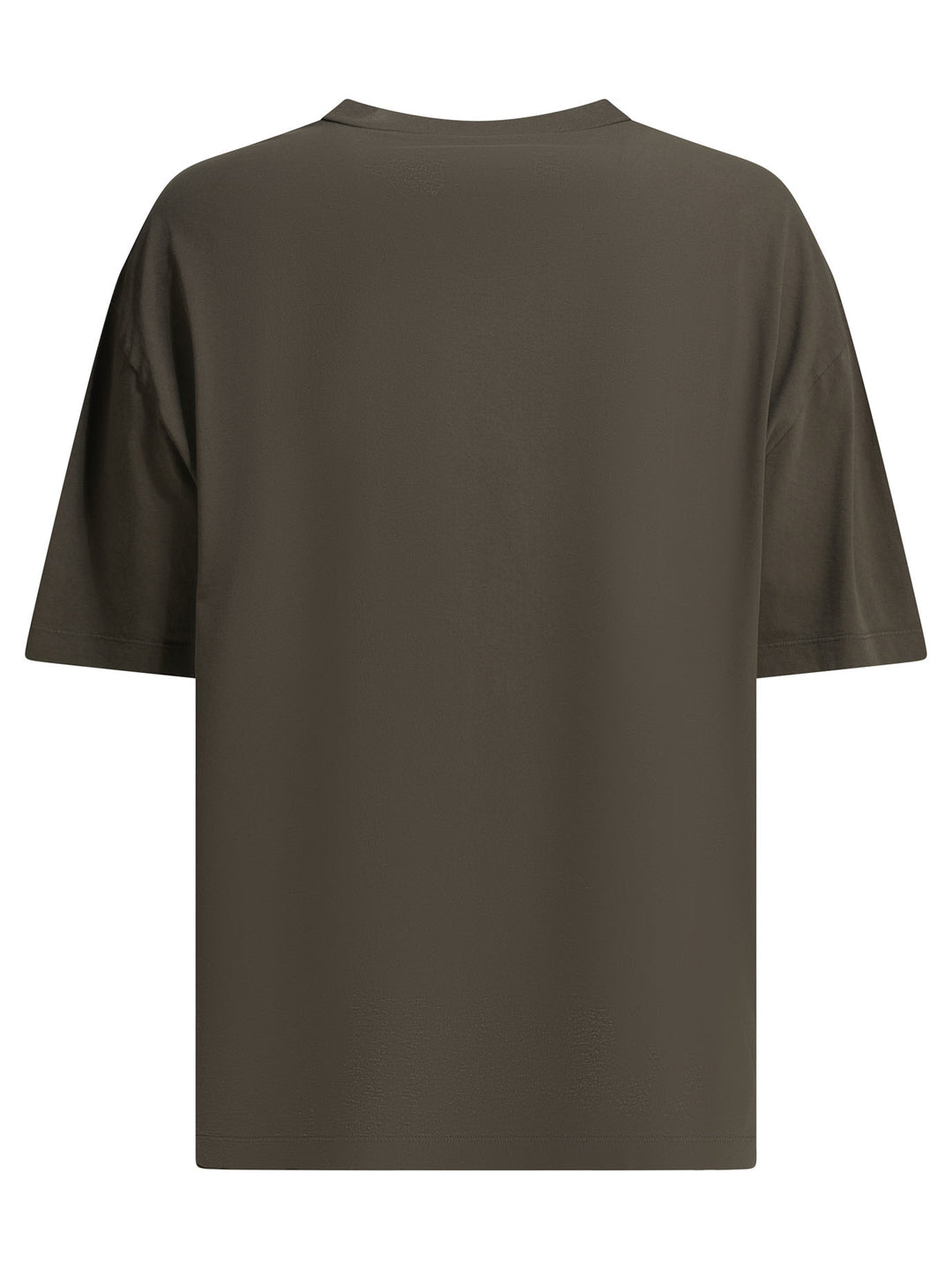 Maison Margiela Crew-Neck T-Shirt With Logo T-shirts - Grey | 6d38306c36f982dc03289df2297cf32278c9d212