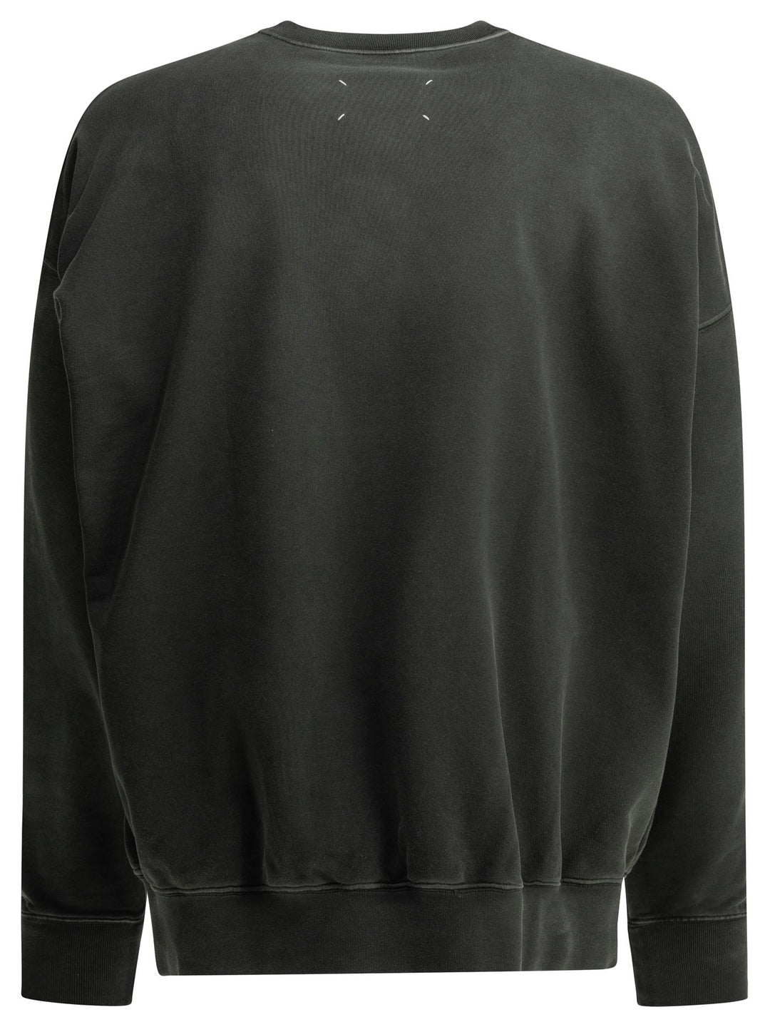 Maison Margiela Crewneck Sweatshirt With Logo Sweatshirts - Black | 9f8204adfcc56eca07d60164322841c3bea1ed7a