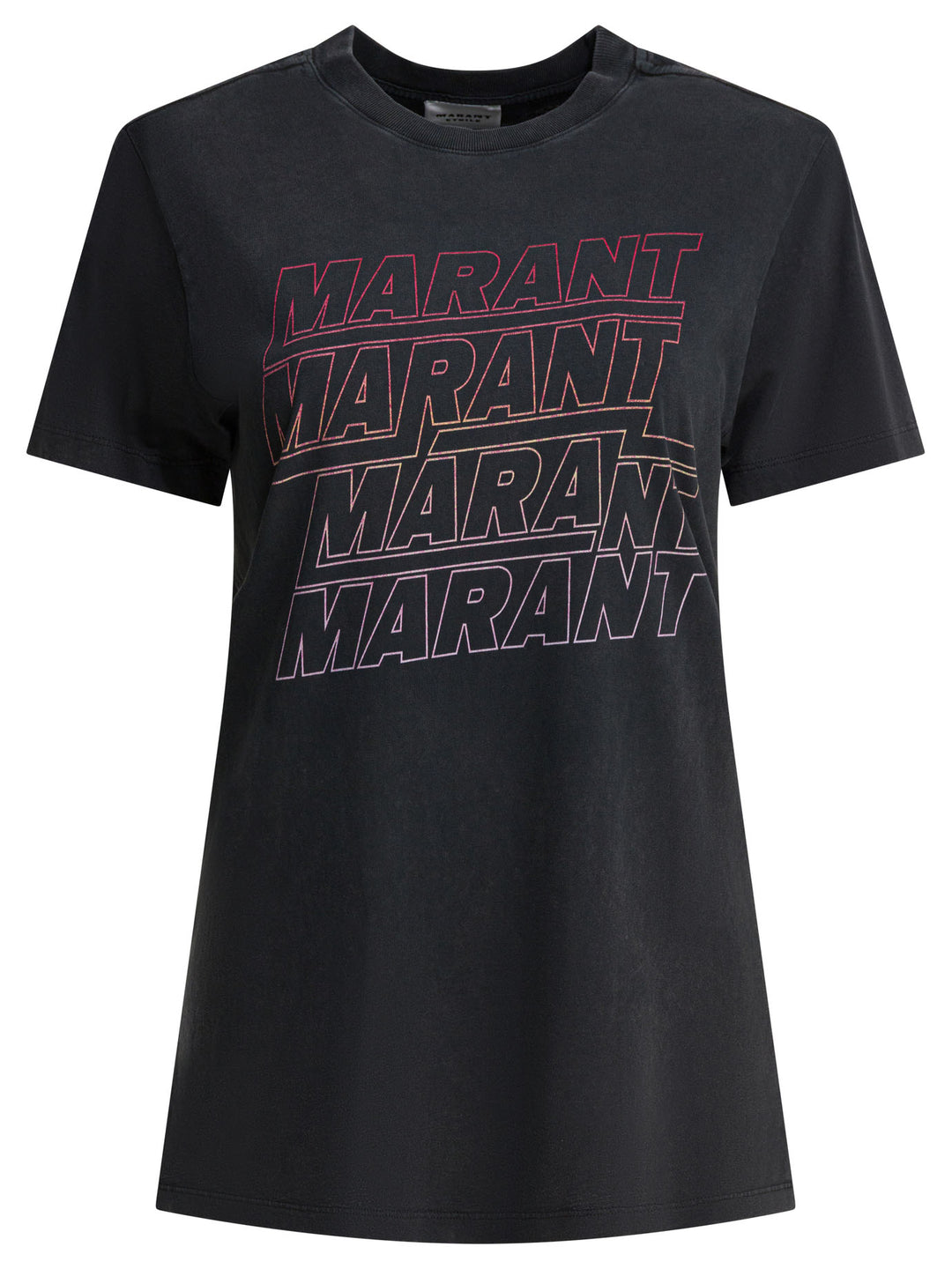 Marant ÉToile Zoeline T-shirts - Black | 8dc1ec8af106f4353f3fd110bc58953efef3a321