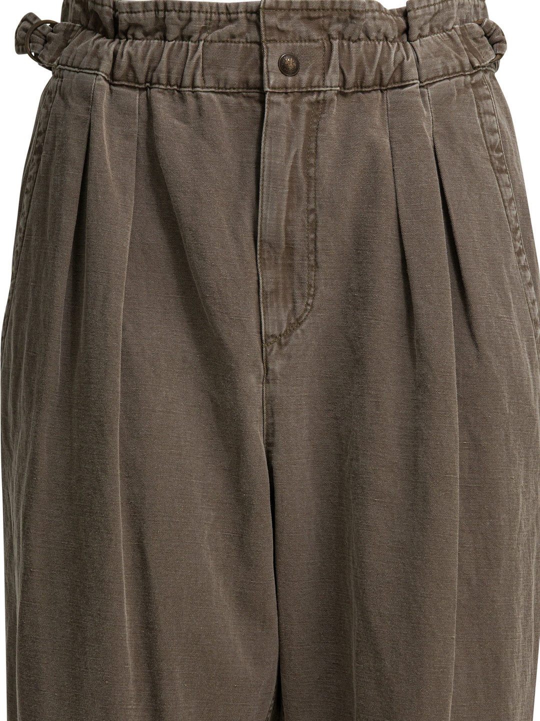 Marant ÉToile Neriah Trousers - Brown | f7b0a90edaf6dbce50f7f1aab251e2affacde134