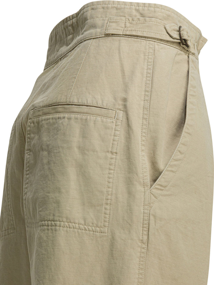 Marant ÉToile Neriah Trousers - Beige | 41b018d3e6b74bd2fb8775e83ae469d4b4d6e4ae