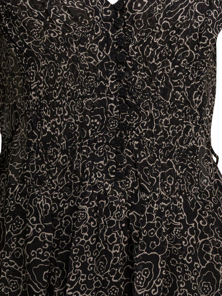 Marant ÉToile Loriena Dresses - Black | 7f359b4d92e894693022184bd5ca45baeb0d37e0