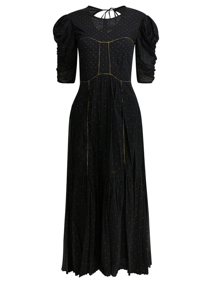 Marant ÉToile Sichene Dresses - Black | 49514d7f696f7213fc54a13ab9c7b471ded3589d