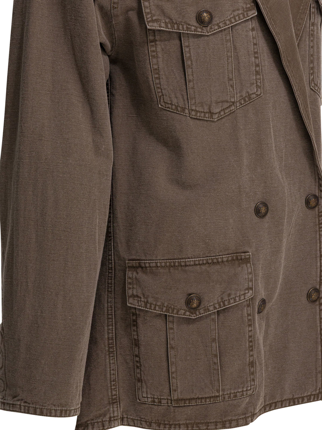 Marant ÉToile Nevala Jackets and Coats - Brown | 77271b590422f3c3226c250da979421c48feb085