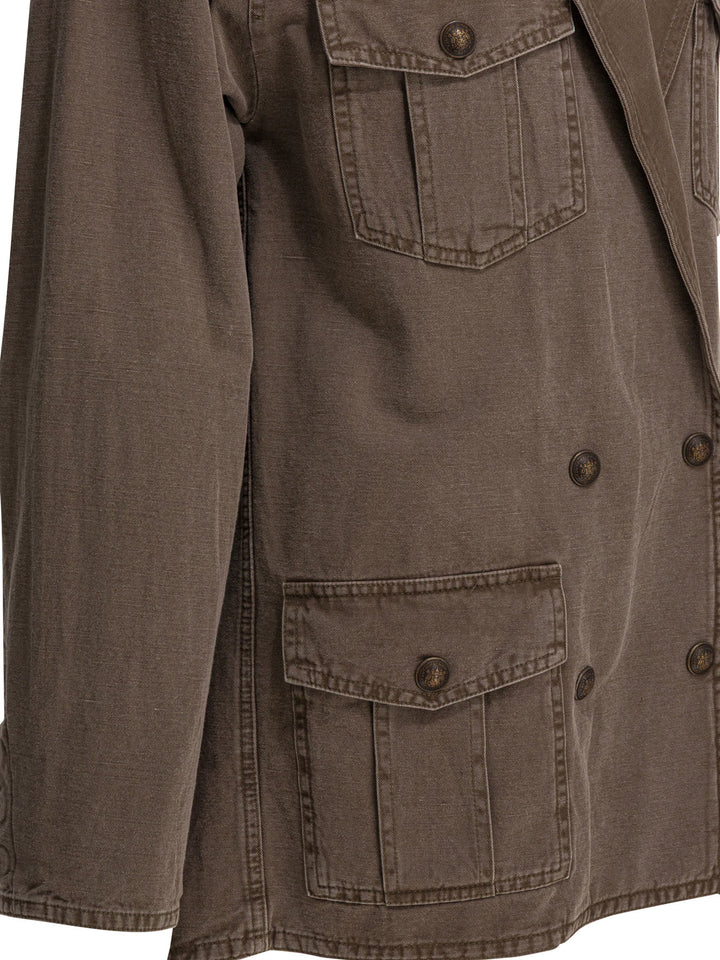 Marant ÉToile Nevala Jackets and Coats - Brown | 77271b590422f3c3226c250da979421c48feb085