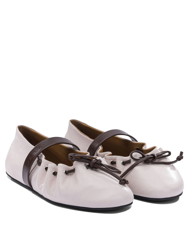 Marni Mary Jane Leather Ballet Flats Ballerinas - Pink | f8e26a90ecb8c7d8fb34eed07b90b23db7b06be9