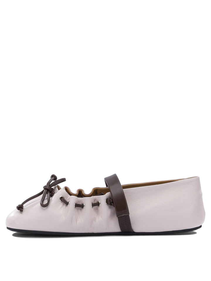 Marni Mary Jane Leather Ballet Flats Ballerinas - Pink | 772ac94f1d5552015a9fda469f09bb99b3996986