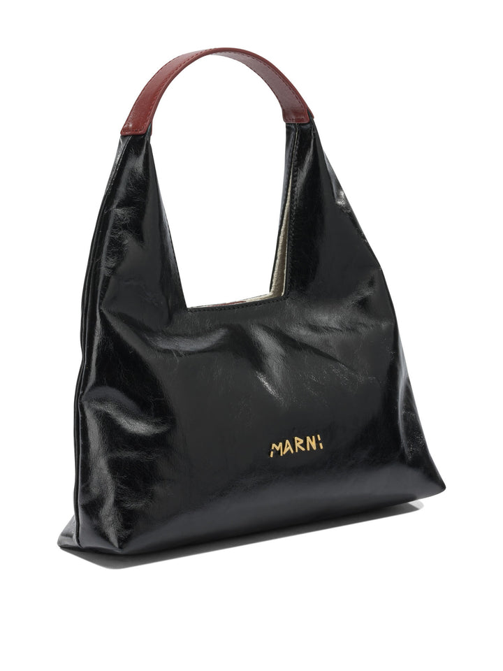 Marni Trapeze Shoulder Bags - Black | d373a179b13bb1f409a8cc7702b305aeecf2fa92