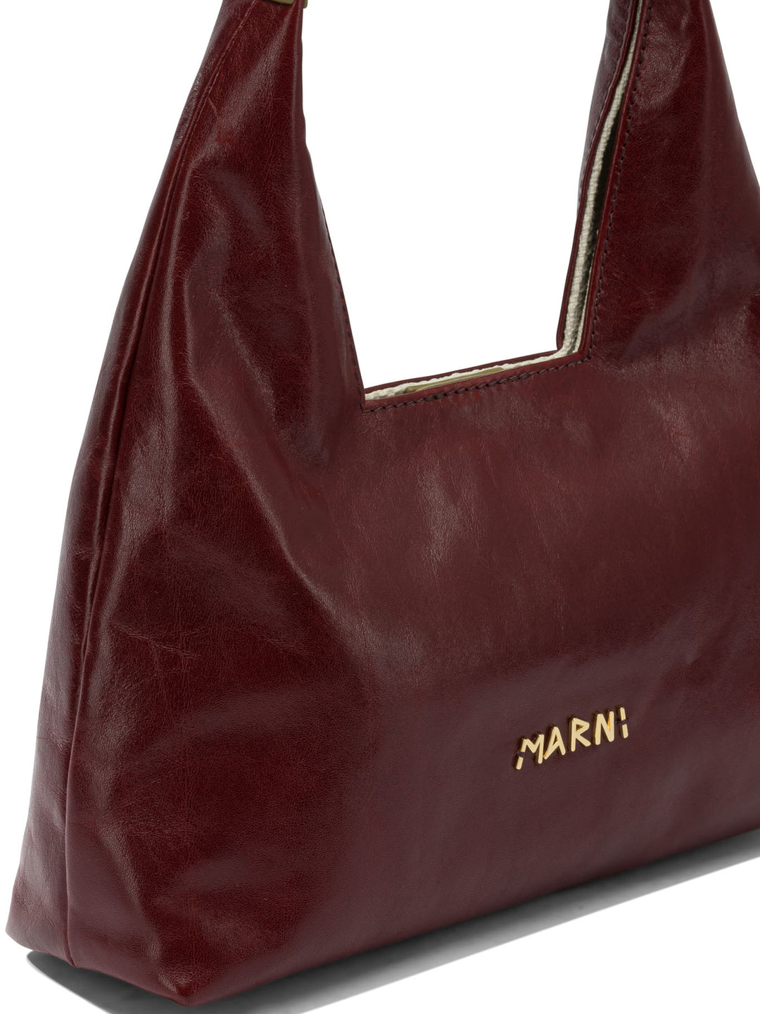 Marni Trapeze Shoulder Bags - Bordeaux | 2cd491515b7da0b4b67b47369c8894b343ca9db0