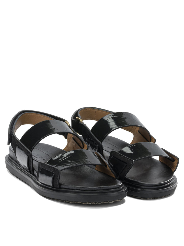Marni Fussbett Sandals - Black | 315e52fb5c12303f951f2e96d7570e9e1ae1591b