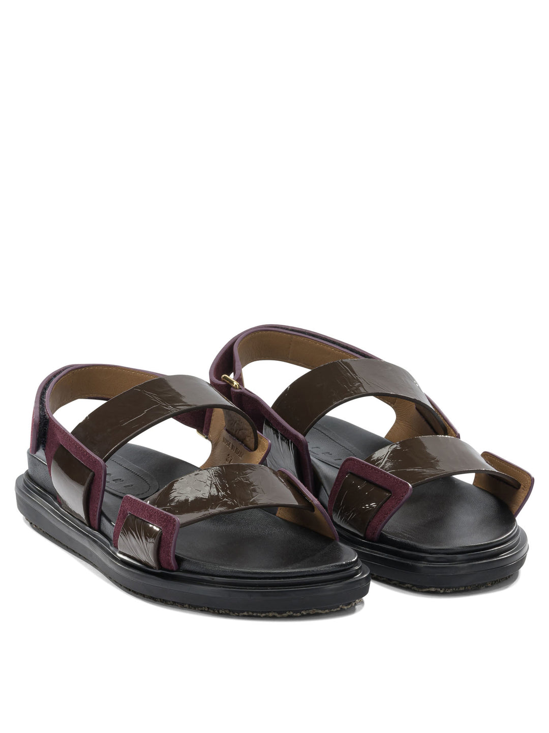 Marni Fussbett Sandals - Brown | b38740a320111591ddaf481ca48b477898f4a9e7