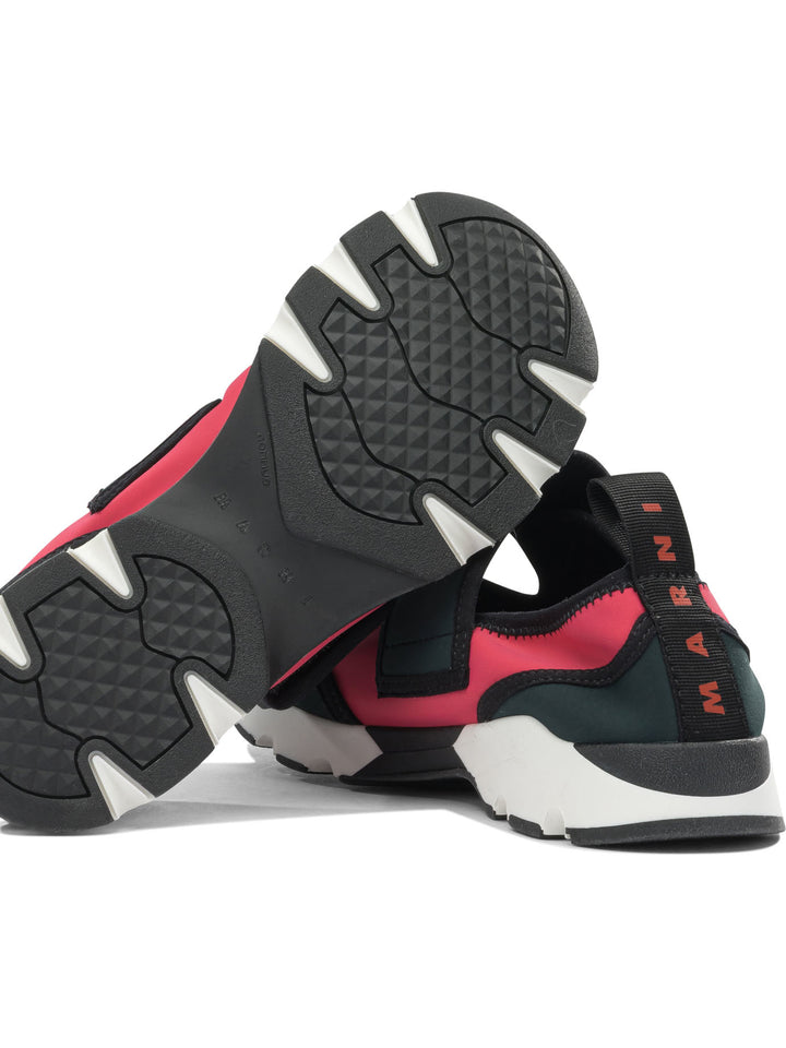Marni Mary Jane Sneaker In Lycra Sneakers & Slip-On - Pink | 5538cc81f54f748c4c432f55a53db97d0d038b75