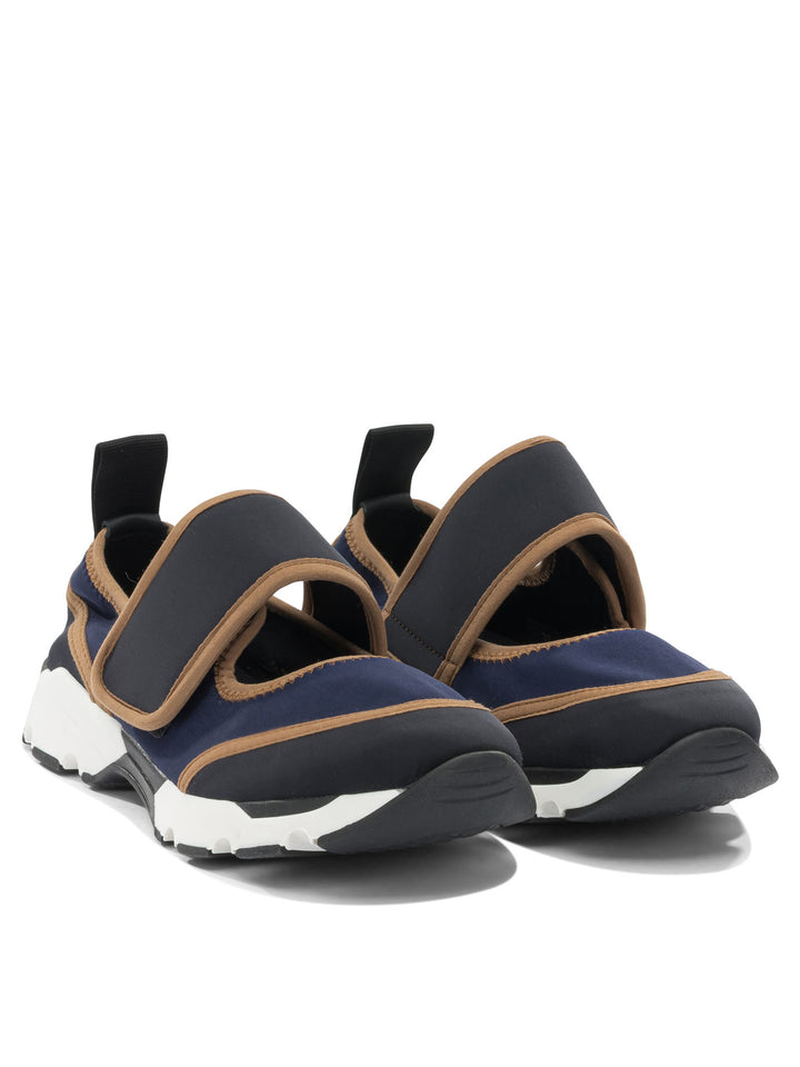 Marni Mary Jane Sneaker In Lycra Sneakers & Slip-On - Blue | 198bc005a480d800228d9724d4755f2d1bccb4dc