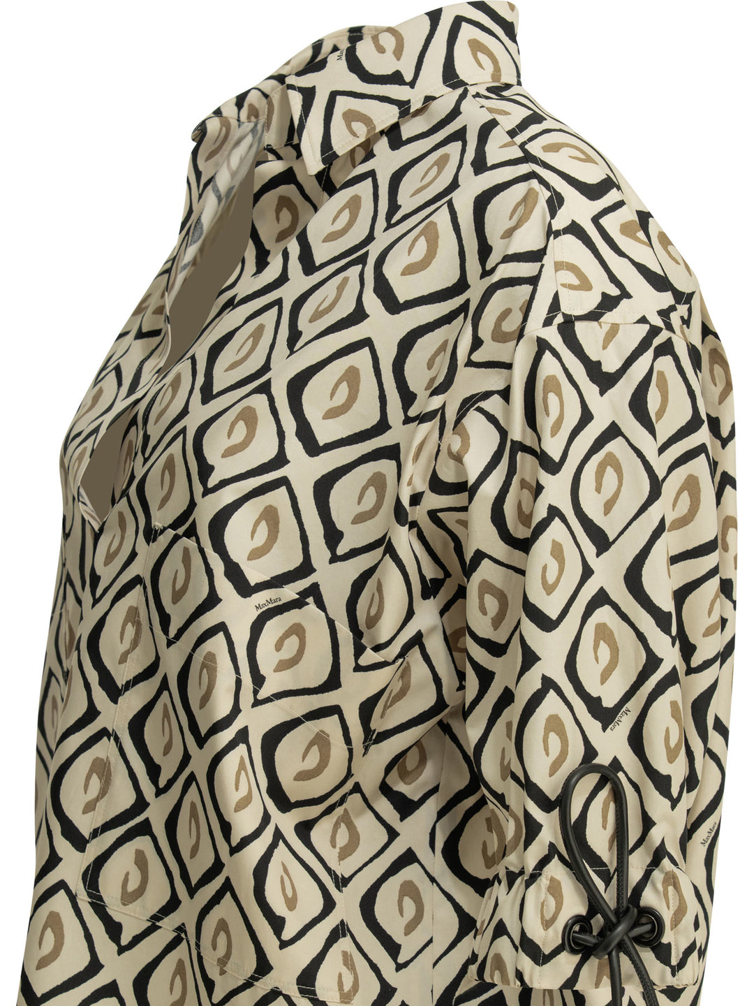 Max Mara Casual Printed Cotton Shirt Shirts - Beige | 731520ea33c2e9d70756cfe72f8fe230d2ea041e