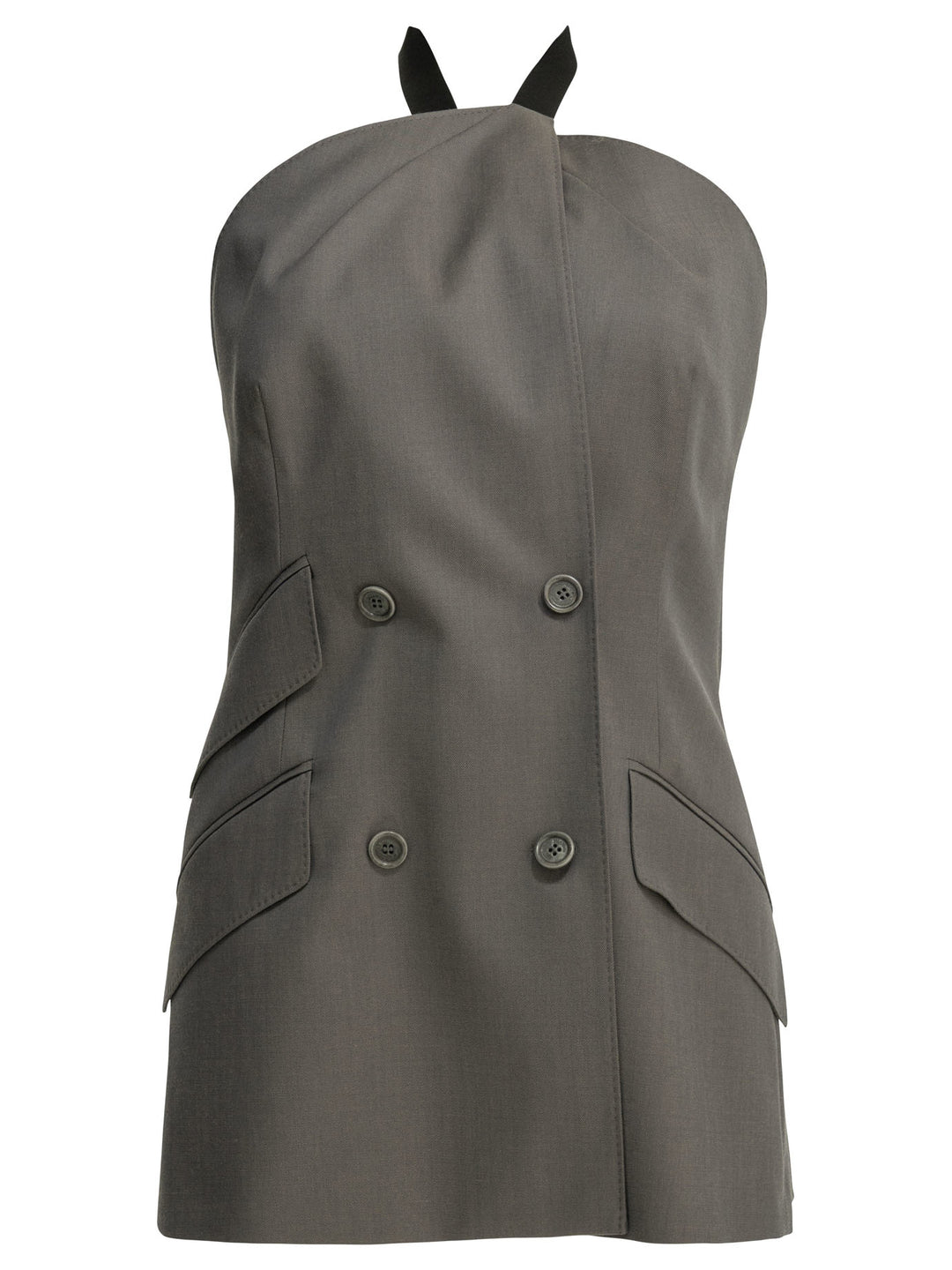 Max Mara Wool Sleeveless Jacket Jackets and Coats - Grey | 23a553b6275e5cd4a983f22ac64dcd125048d11c