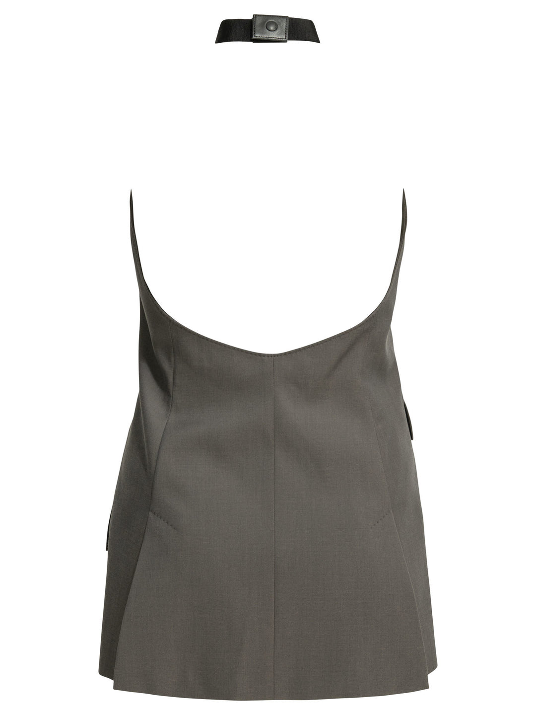 Max Mara Wool Sleeveless Jacket Jackets and Coats - Grey | 7ace41aa7034b320ec4a296bd6535e002496d649