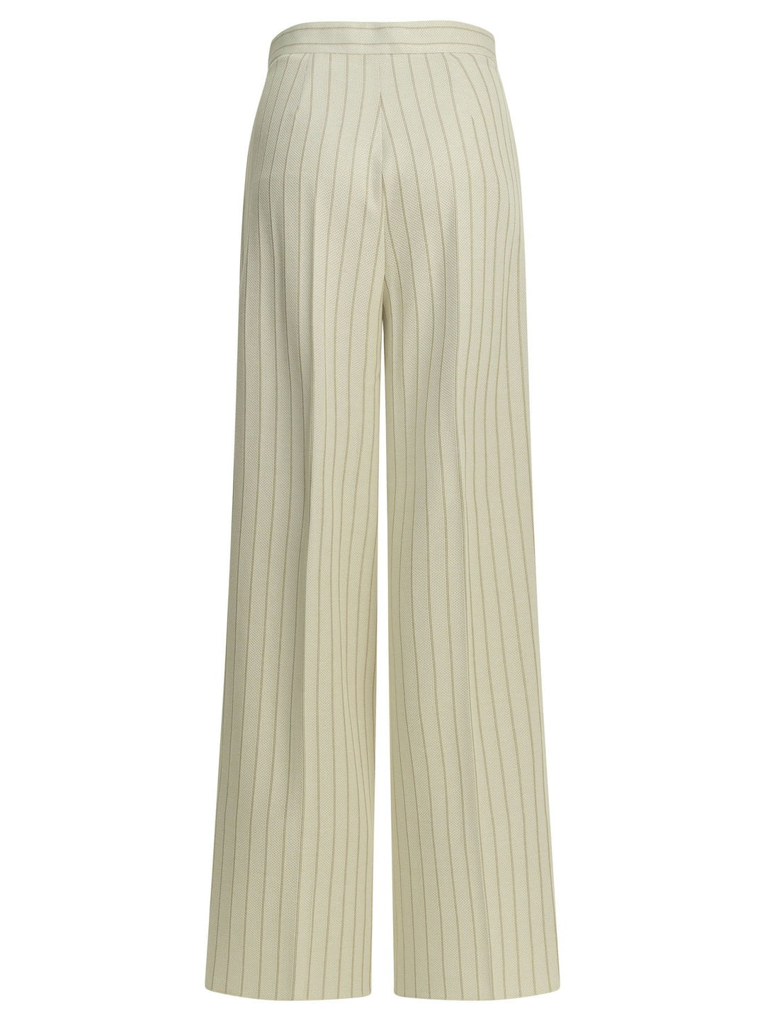 Max Mara Tailored Pinstripe Pants Trousers - White | b6fe6fd9f091535fa1a2de26fba77329d3b0b81c
