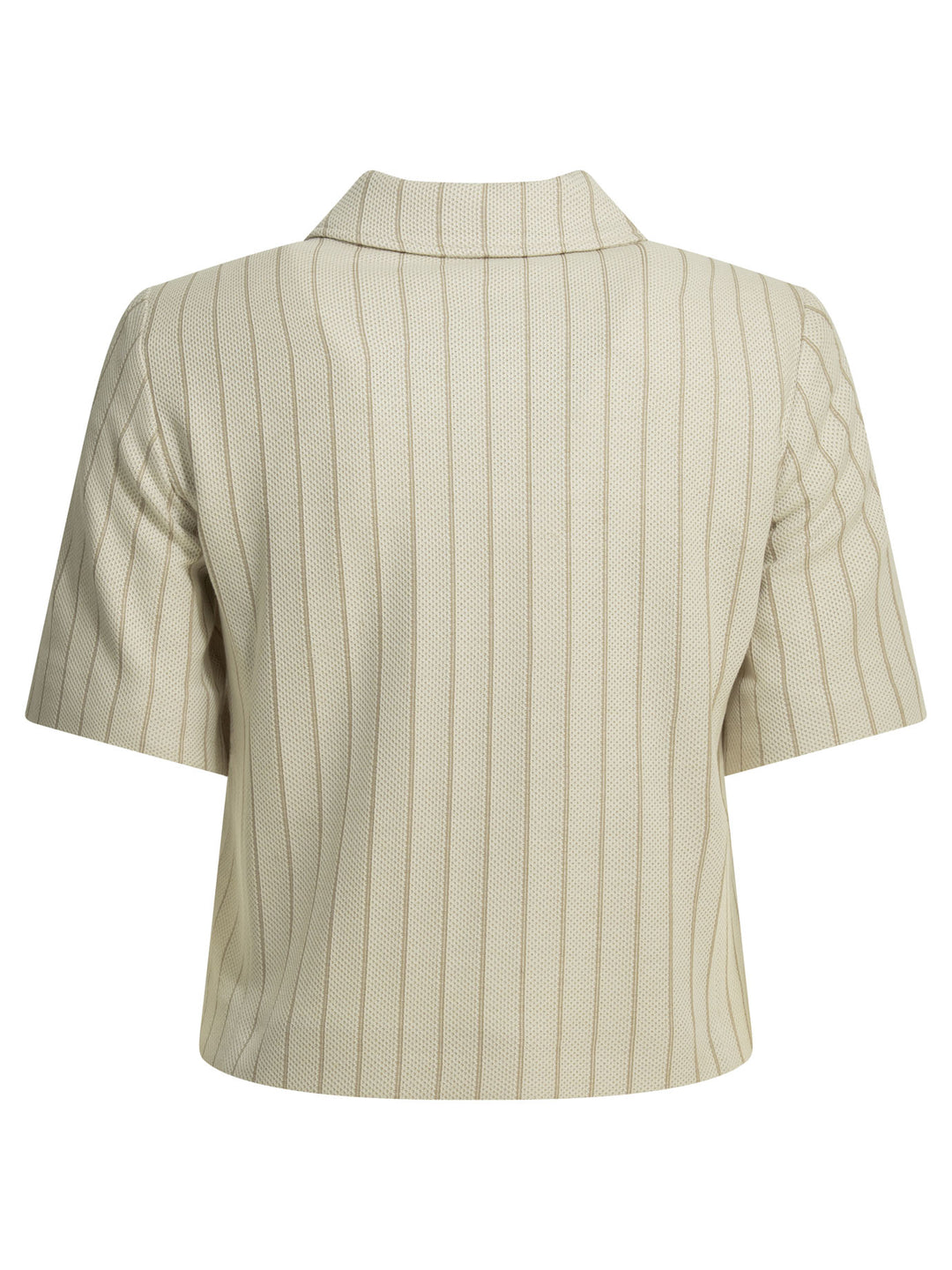 Max Mara Pinstripe Blazer Jackets and Coats - White | 48586efad314bf8dc01382164445143940da6538