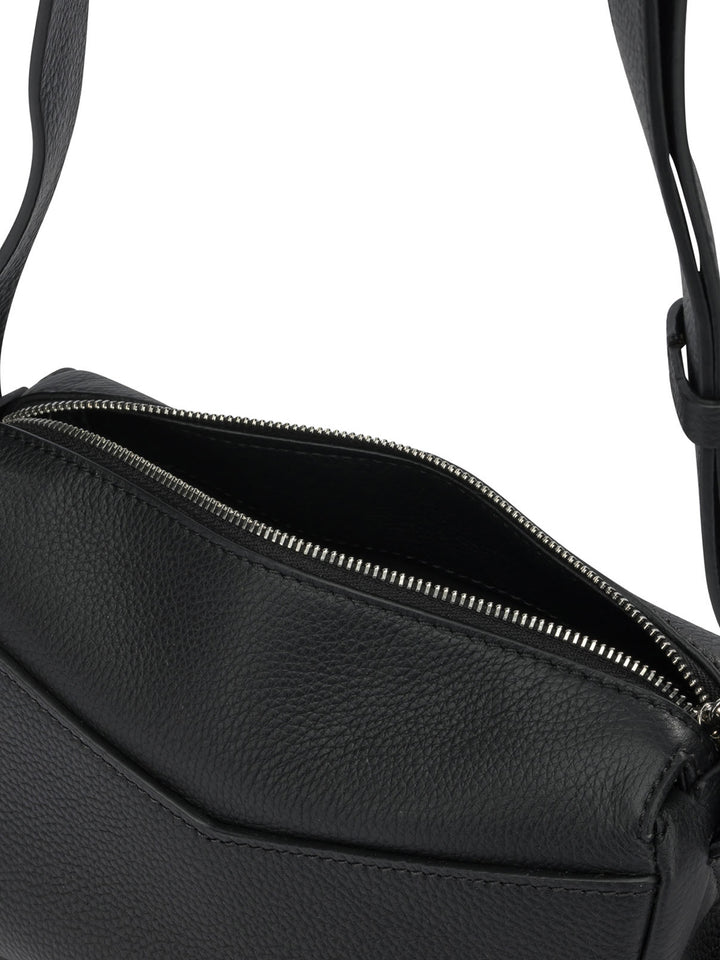 Max Mara Small Leather Shoulder Bag Shoulder Bags - Black | 2f0c3891e25f52227b21717f570bd6ac613cc633