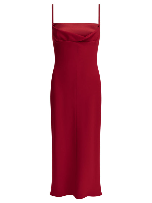 Sheath Midi Dress Dresses Red