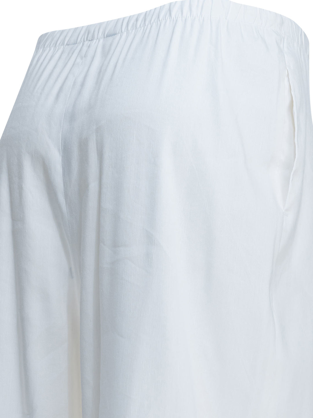 Max Mara Pure Casual Linen Blend Pants Trousers - White | 8ea6ba370ad6f01a7acbc553c1621325d1d08a05