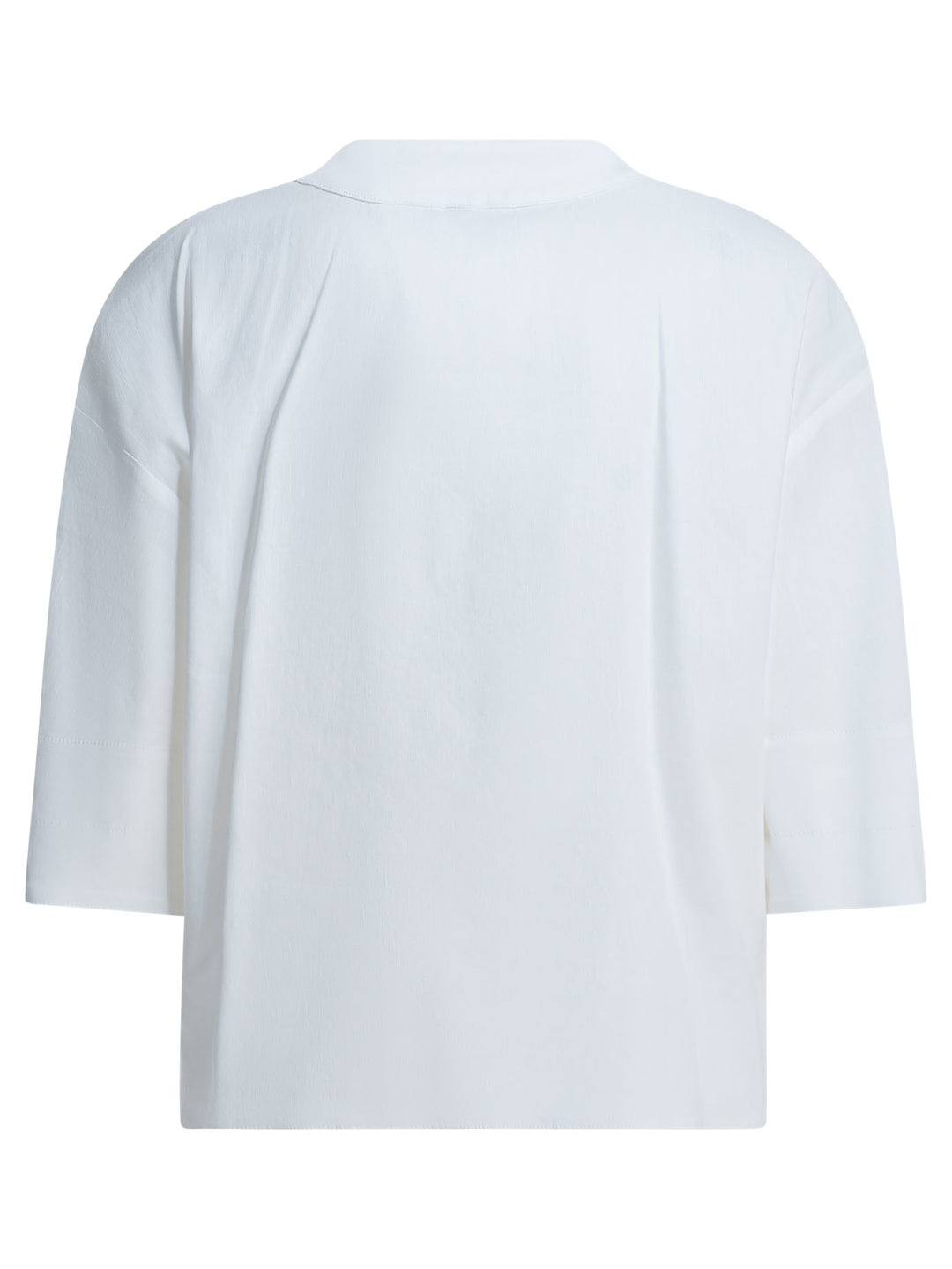 Max Mara Pure Linen Blend Blouse Shirts - White | b005c427df9192c9d0177b6b324a17e9537c2da4