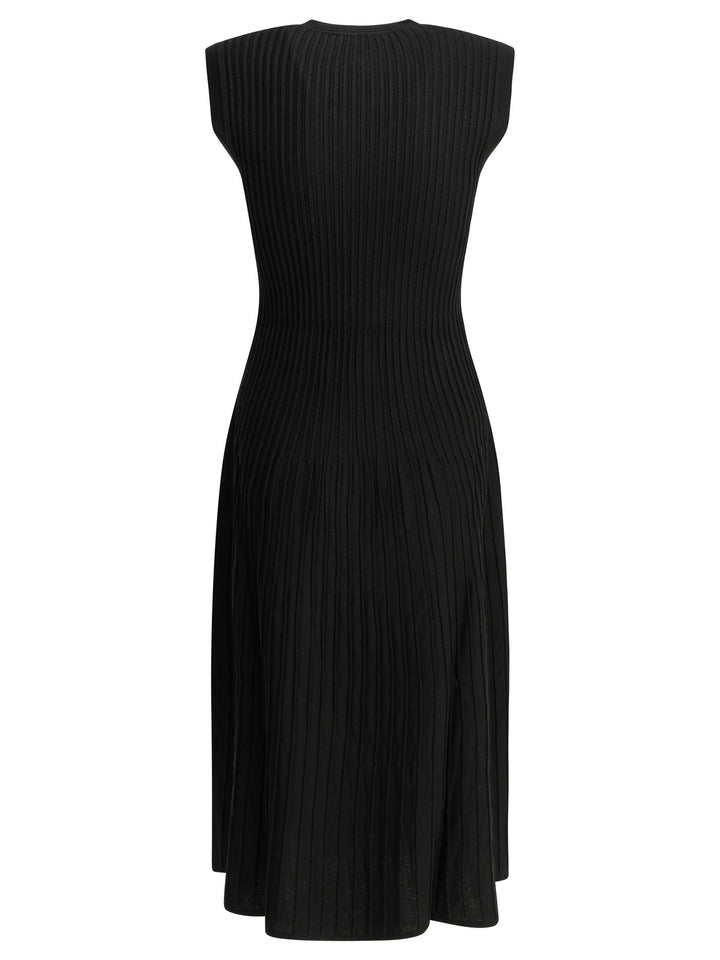 Max Mara Pure Flared Midi Dress Dresses - Black | 7adc785ac5f5c2791af8521efd95ec1108b24a29