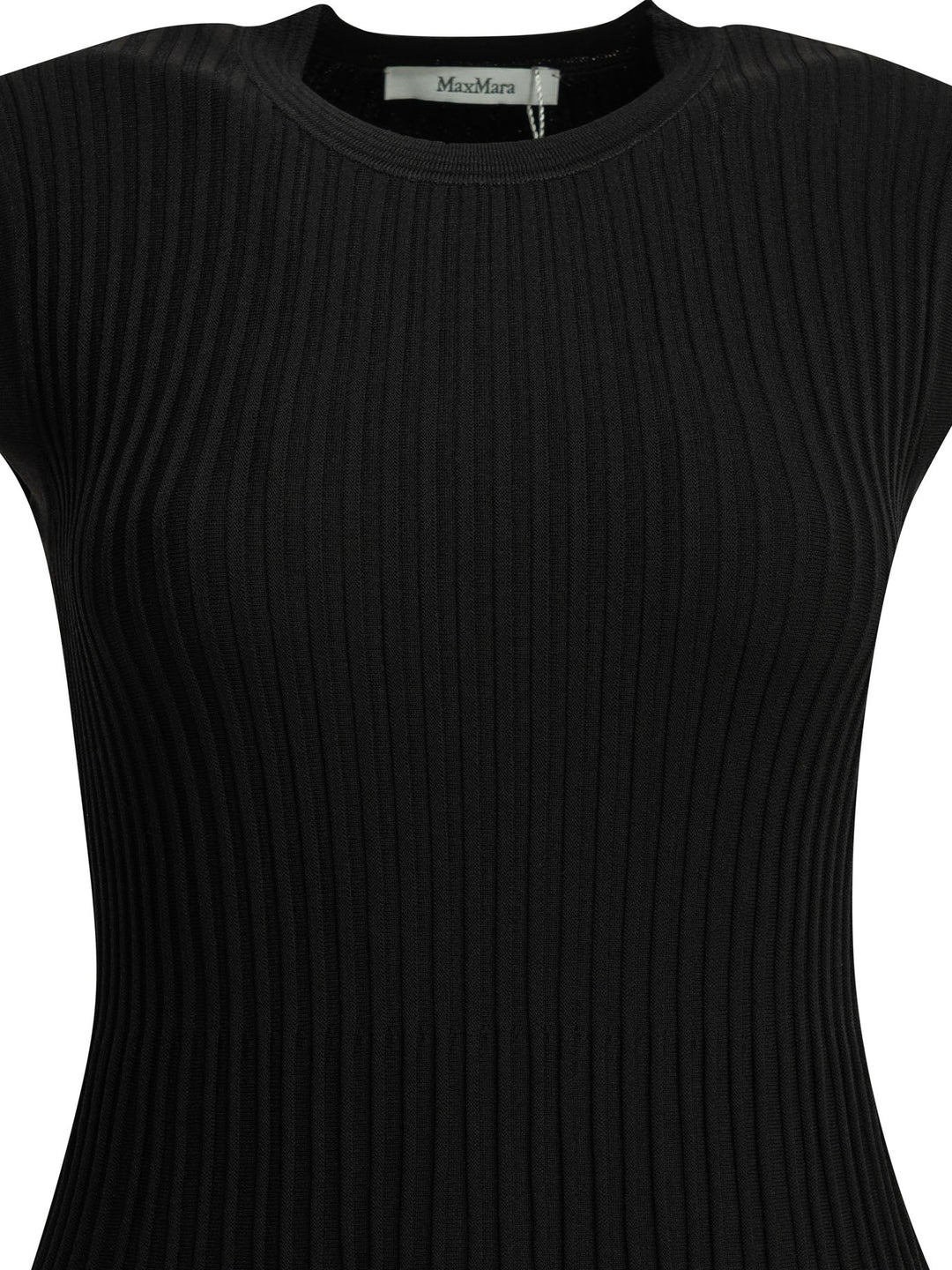 Max Mara Pure Flared Midi Dress Dresses - Black | 2d6afcf1670bce5f637b492179b18665365d22a0