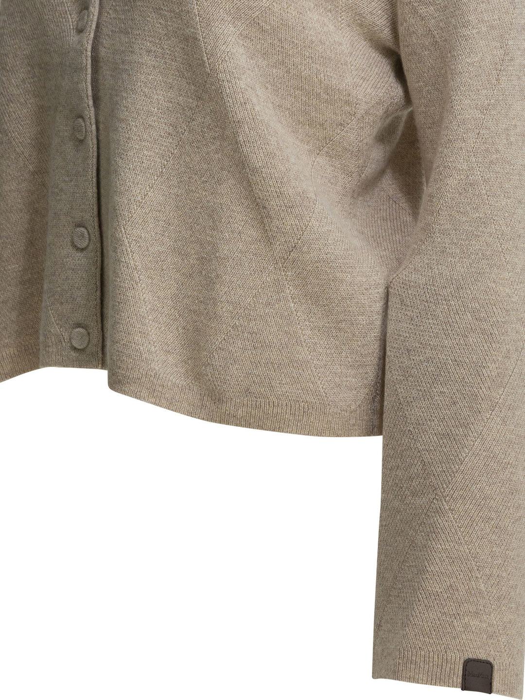 Max Mara Pure Cashmere Cardigan Knitwear - Beige | 882e14bc391141b6dd1595629dedfddeb385bbe8