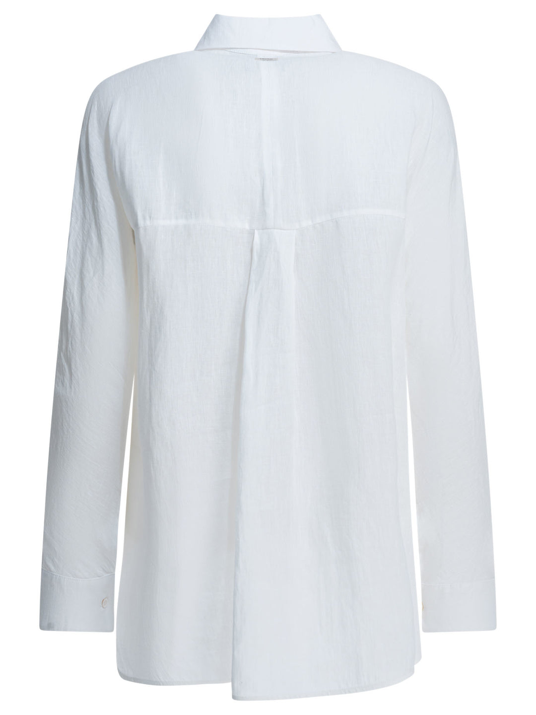 Max Mara S Casual Linen Shirt Shirts - White | 239e12beb8664f84a843dd40408a4097bdfe74f0