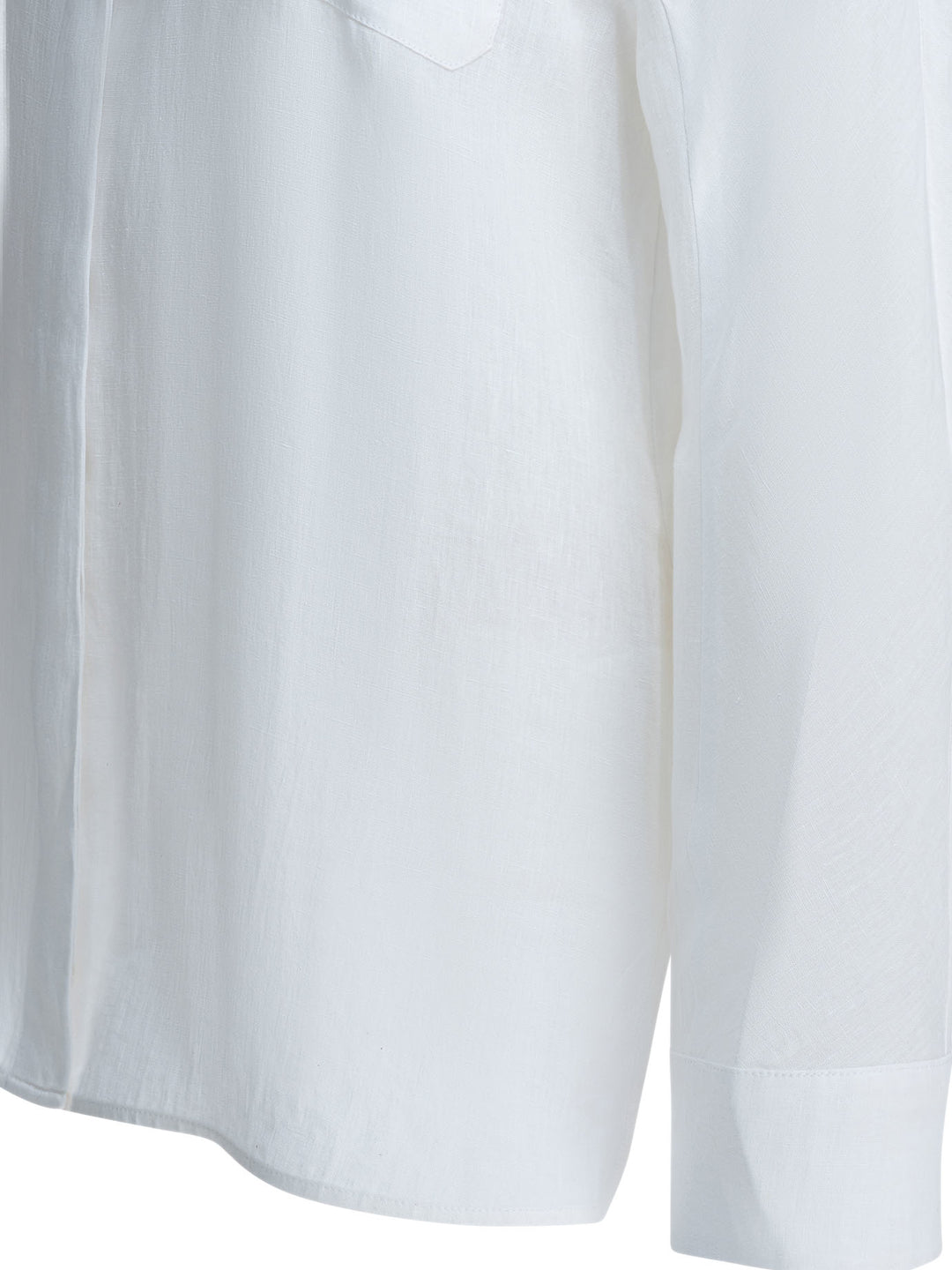 Max Mara S Casual Linen Shirt Shirts - White | ce37b5bfc789437a9f407a6c121f20ed0b3aac7f