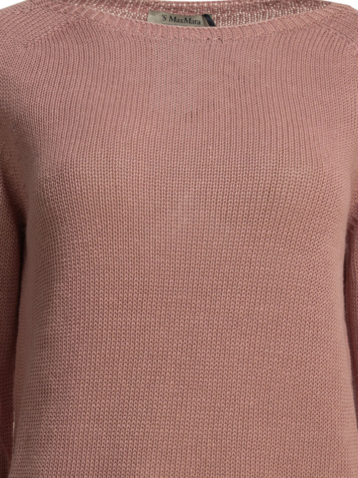 Max Mara S Round Neck Sweater Knitwear - Pink | f09c4a8a7b147ef705f8f7d0024da4cf7a036246