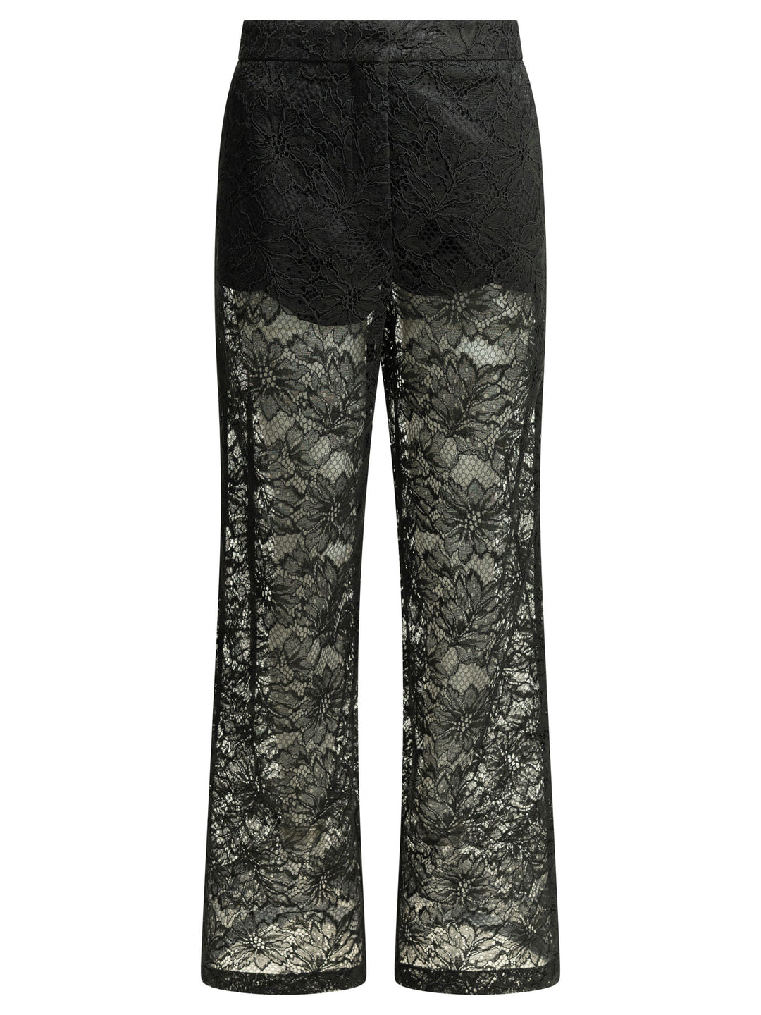 Max Mara Sportmax Casual Lace Pants Trousers - Black | dc86b2264da7332db705dd15f5d5d559d4504778