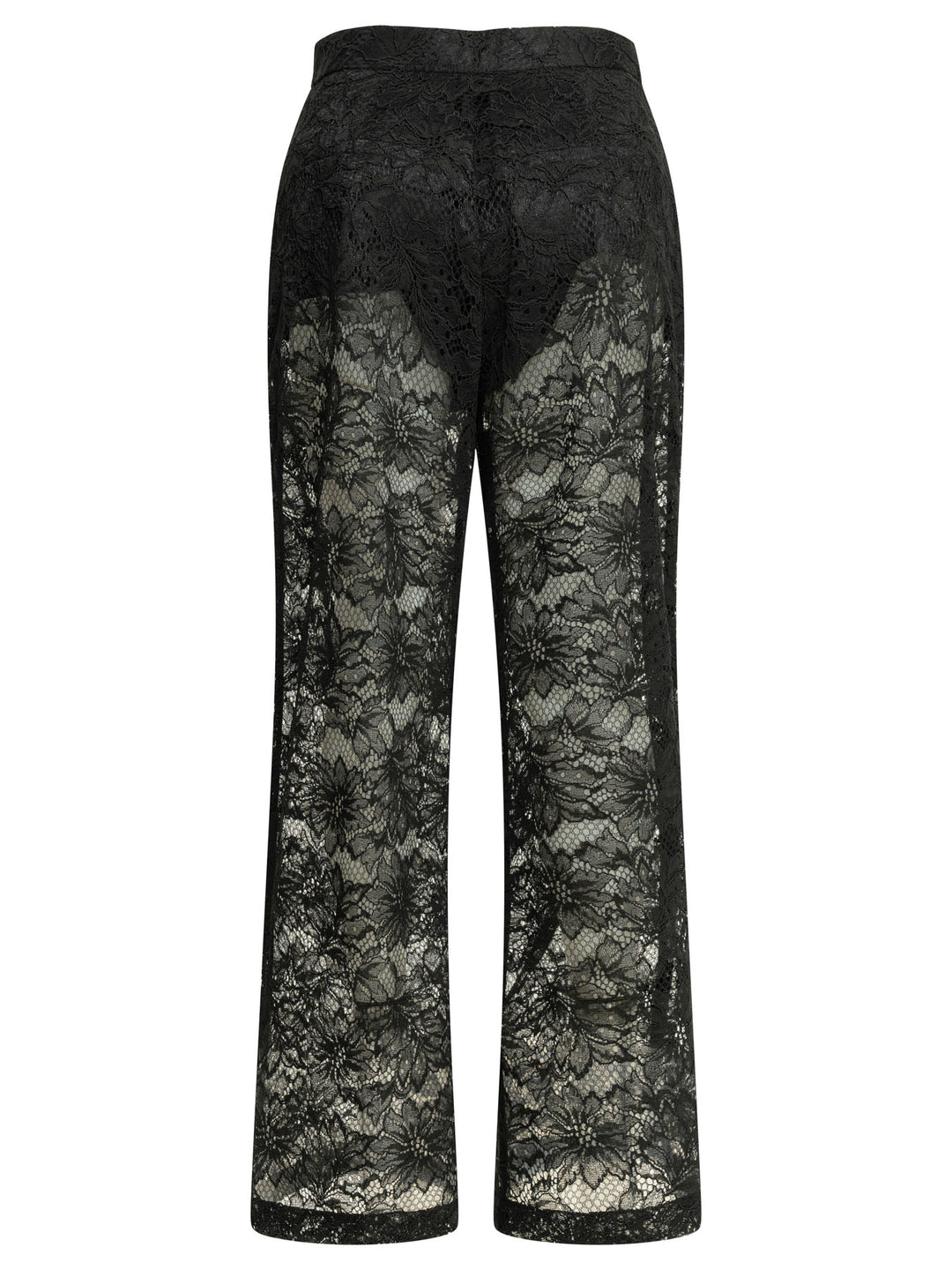 Max Mara Sportmax Casual Lace Pants Trousers - Black | 3c189b87d46760898ec2149364d5ad0614487cc2