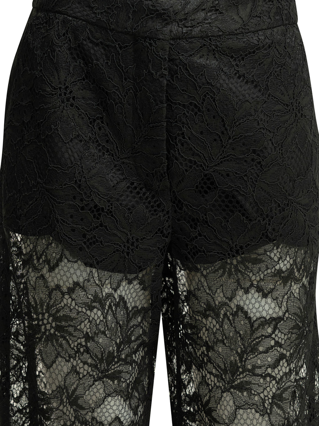 Max Mara Sportmax Casual Lace Pants Trousers - Black | 4237bd4818525eeb332820e6b2a4908d77d96ee1