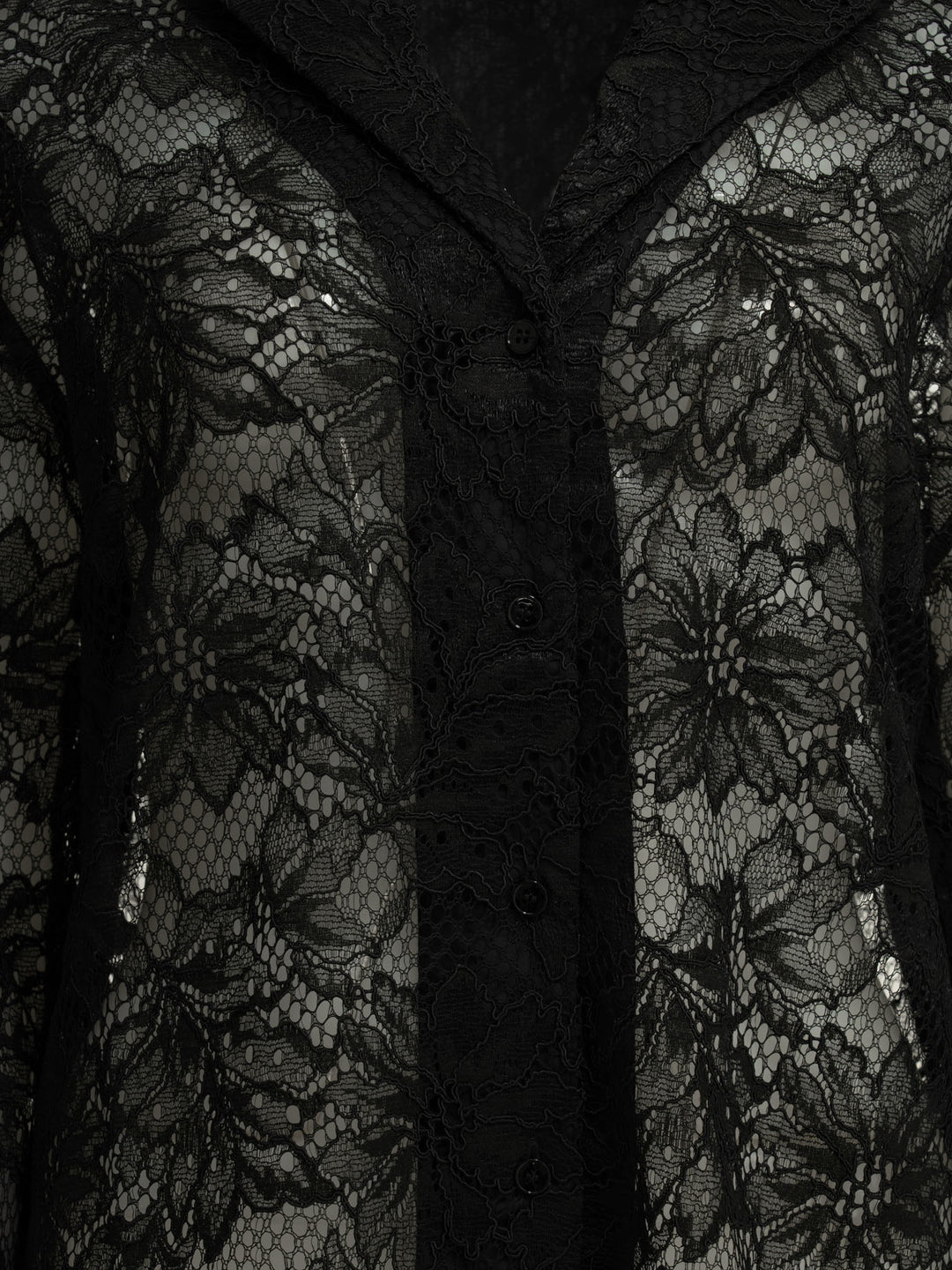 Max Mara Sportmax Casual Lace Shirt Shirts - Black | 3b8f316af3b2c13aea1d496d6b6887a09227268e