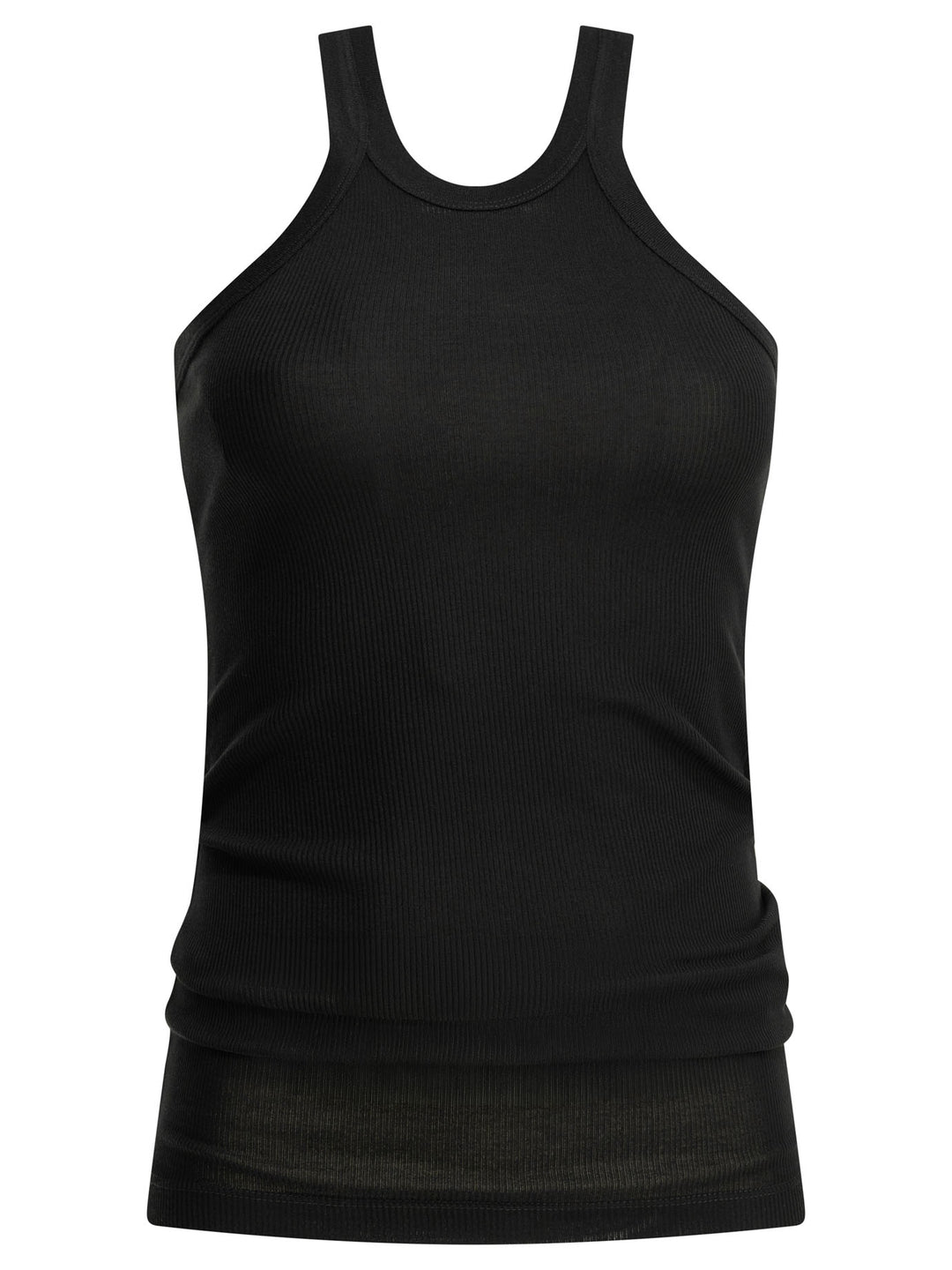 Max Mara Sportmax Cotton And Silk Tank Top Tops - Black | d7974251c6b59b97bd5204ec76340f41b607fa75