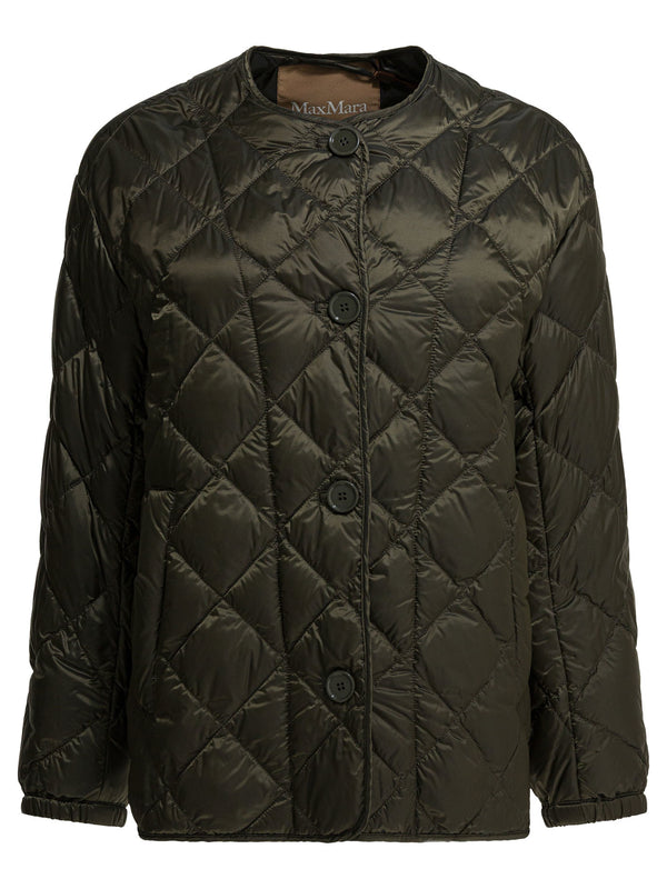 Short Canvas Down Jacket Jackets And Coats Green