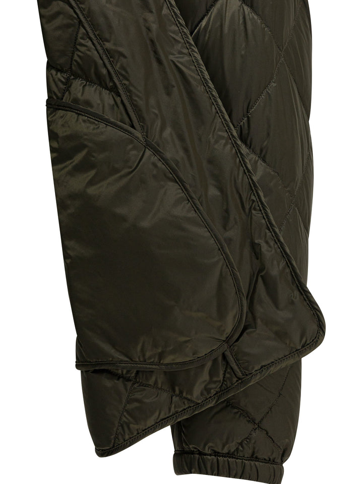 Max Mara The Cube Short Canvas Down Jacket Jackets and Coats - Green | 4b54f4263659c1b30fb20b005519de199f44db9d