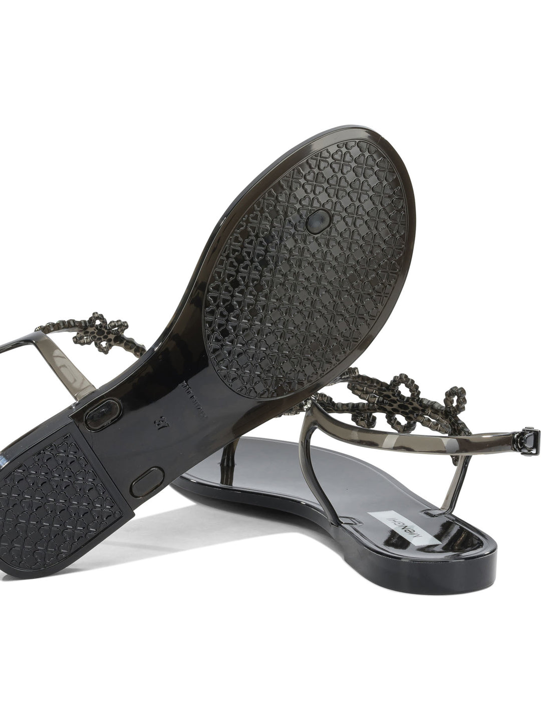 Menghi Galatea Jelly Sandals - Black | 0e0ff47d22ab06e3c91fffddcc3daaf1dd484c35